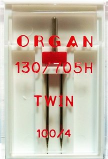 фото - Иглы Organ двойные 100\4 ( 1 шт)