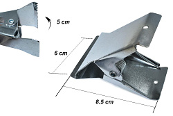CL 12  Зажим для кроя  (слабая пружина, шир=60 мм)